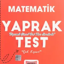 Yargı Yayınevi 2023 KPSS Matematik Çek Kopart Yaprak Test