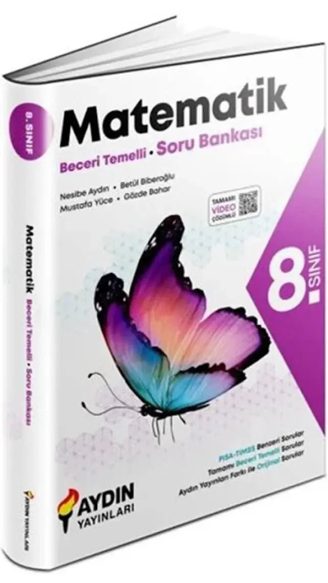 Aydın Yayınları 8. Sınıf Matematik Beceri Temelli Soru Bankası