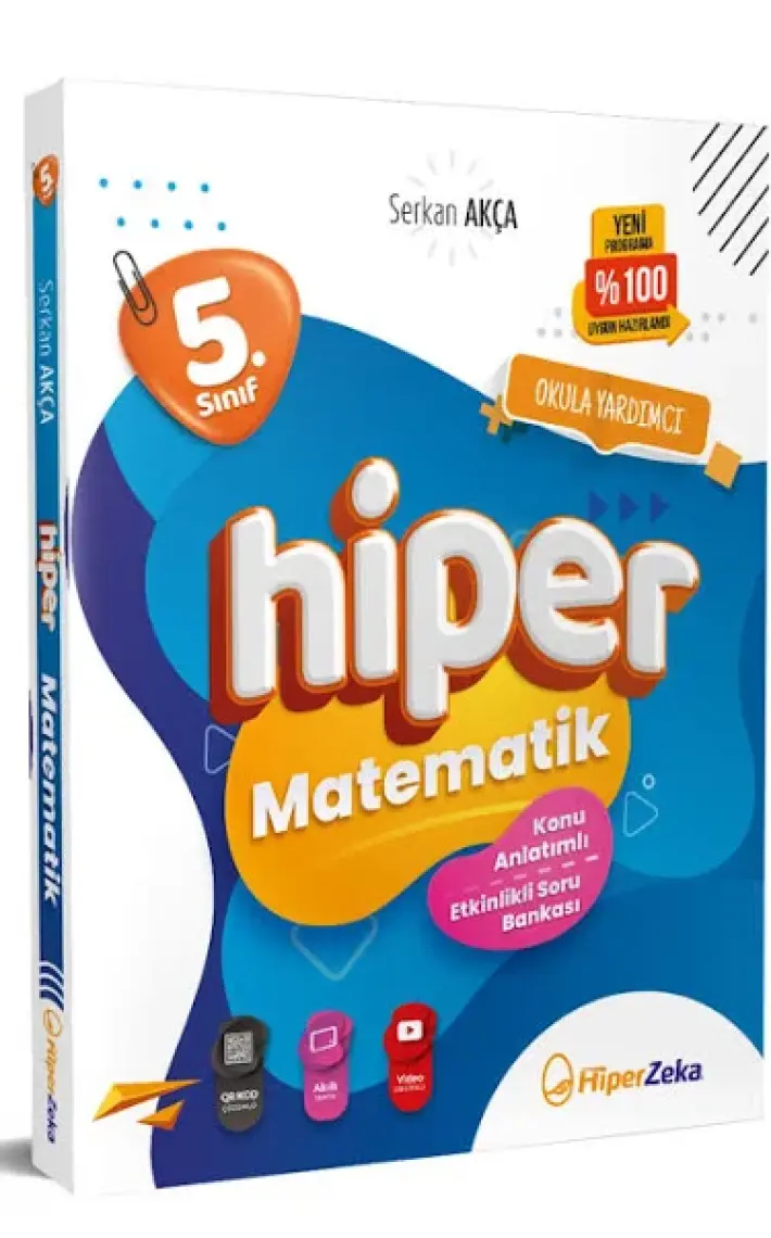 Hiper Zeka Yayınları 2025 5. Sınıf Hiper Matematik Konu Anlatımlı & Etkinlikli Soru Bankası