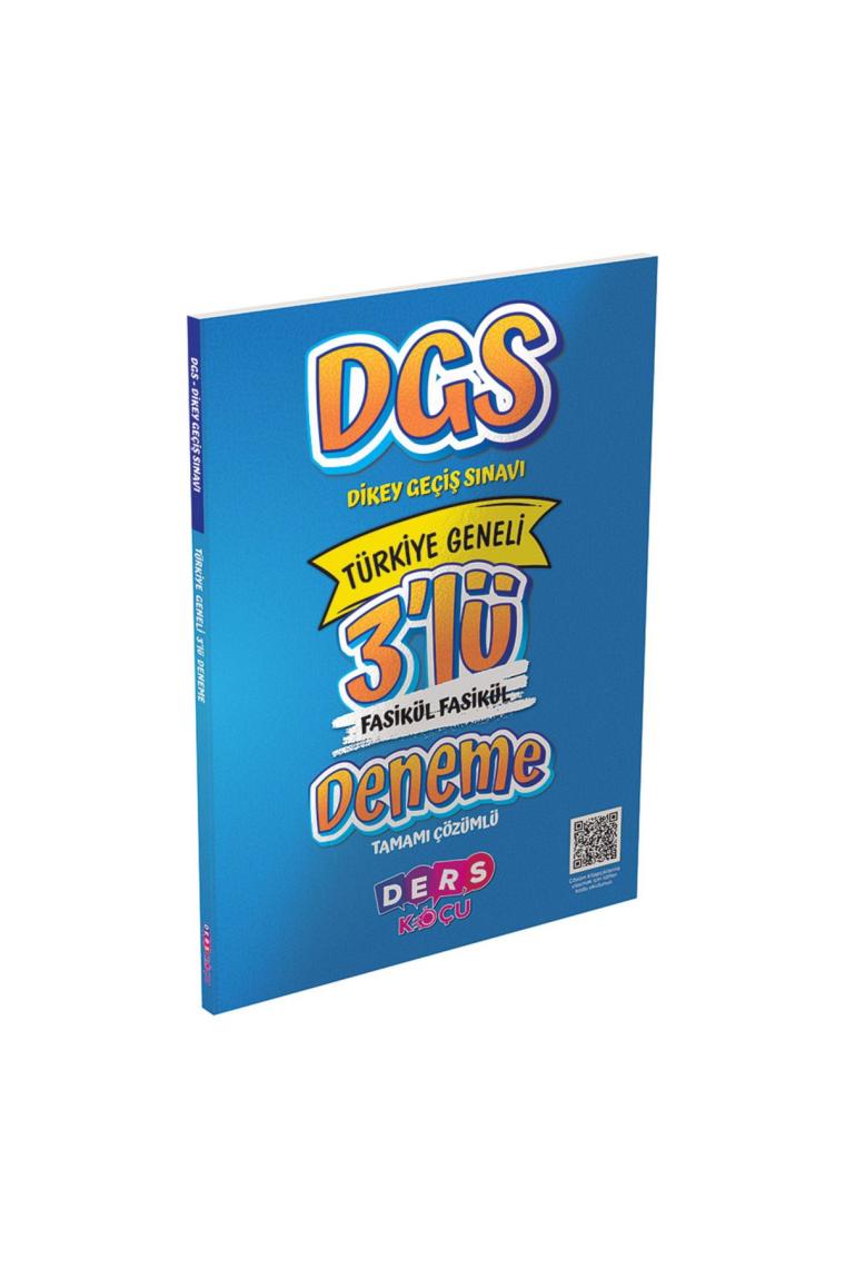 Dgs 3 'lü Fasikül Fasikül Deneme Sınavı Ders Koçu (DK)