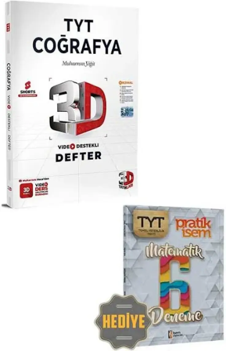 3d Tyt Coğrafya Video Destekli Defter