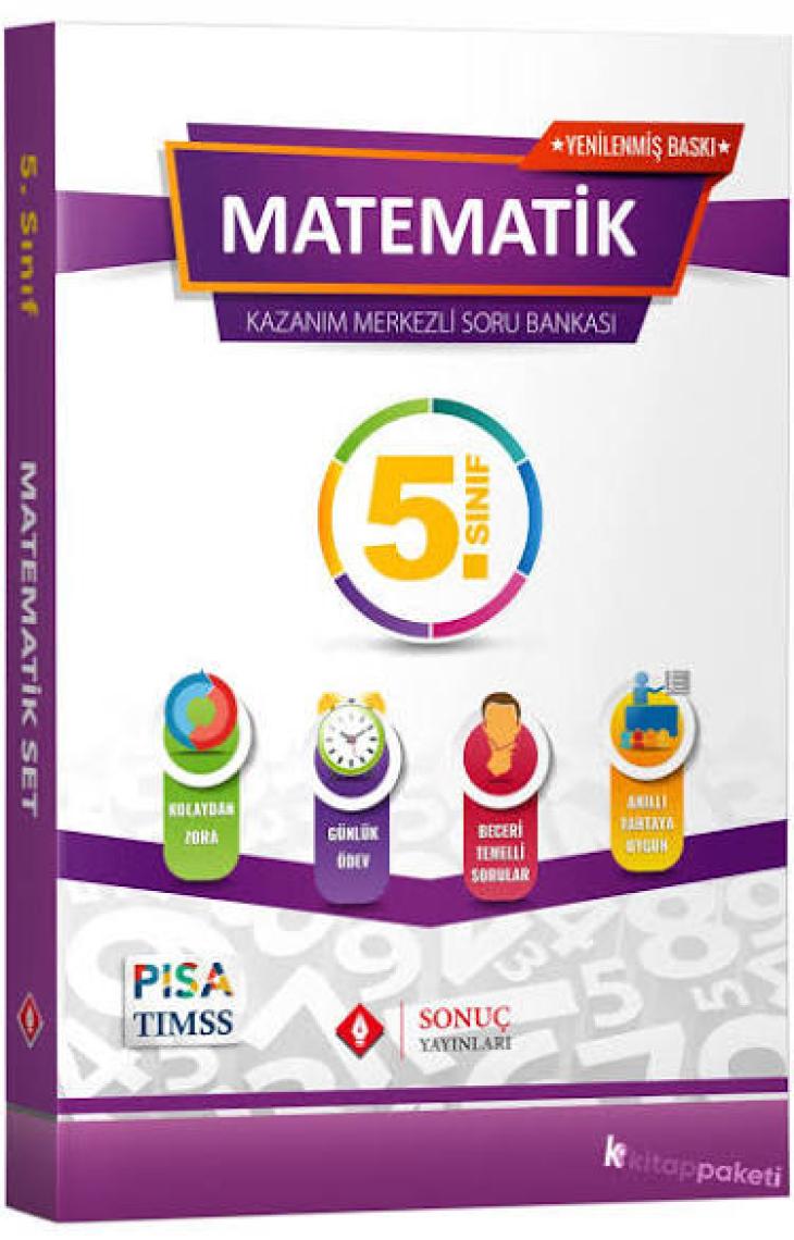 Sonuç Yayınları  5.Sınıf Matematik Modüler Set 2021-2022 Ortaokul