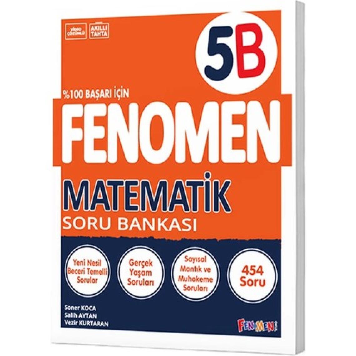 Fenomen Yayıncılık Fenomen  5. Sınıf Matematik (B) Soru Bankası