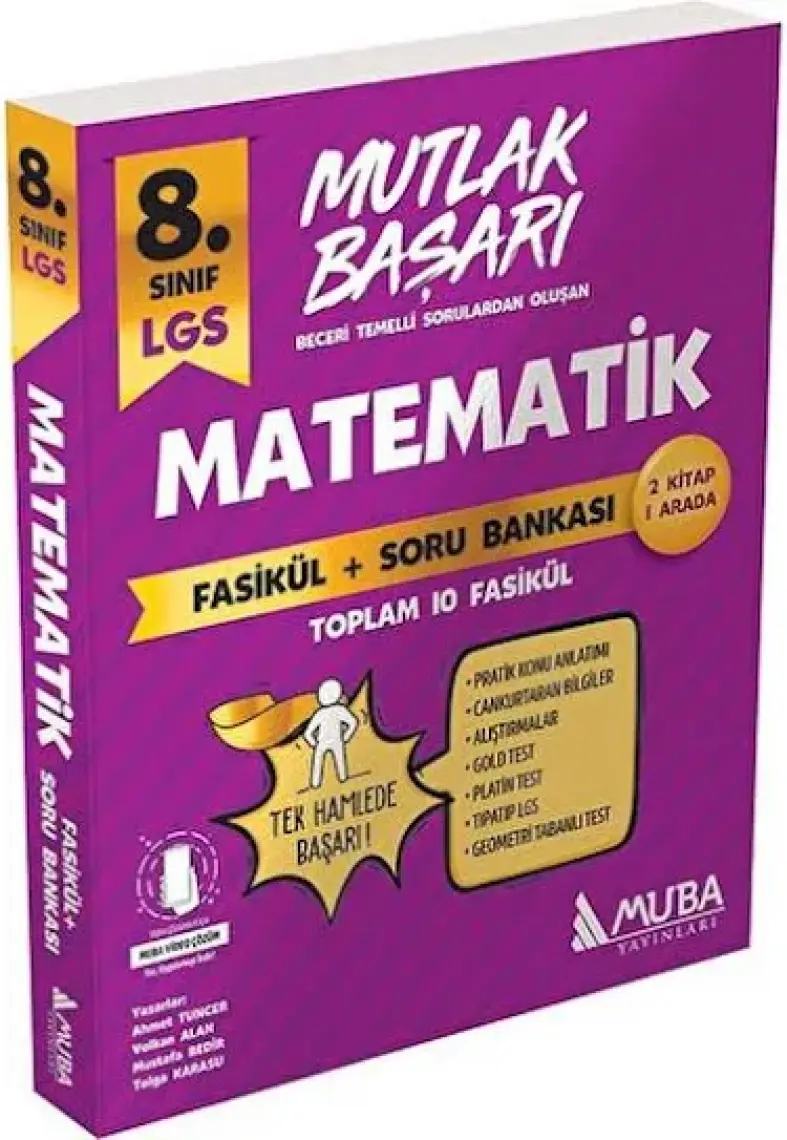 Muba Yayınları Muba Yayınlarımb LGS Matematik Fasiküller-Soru Bankası