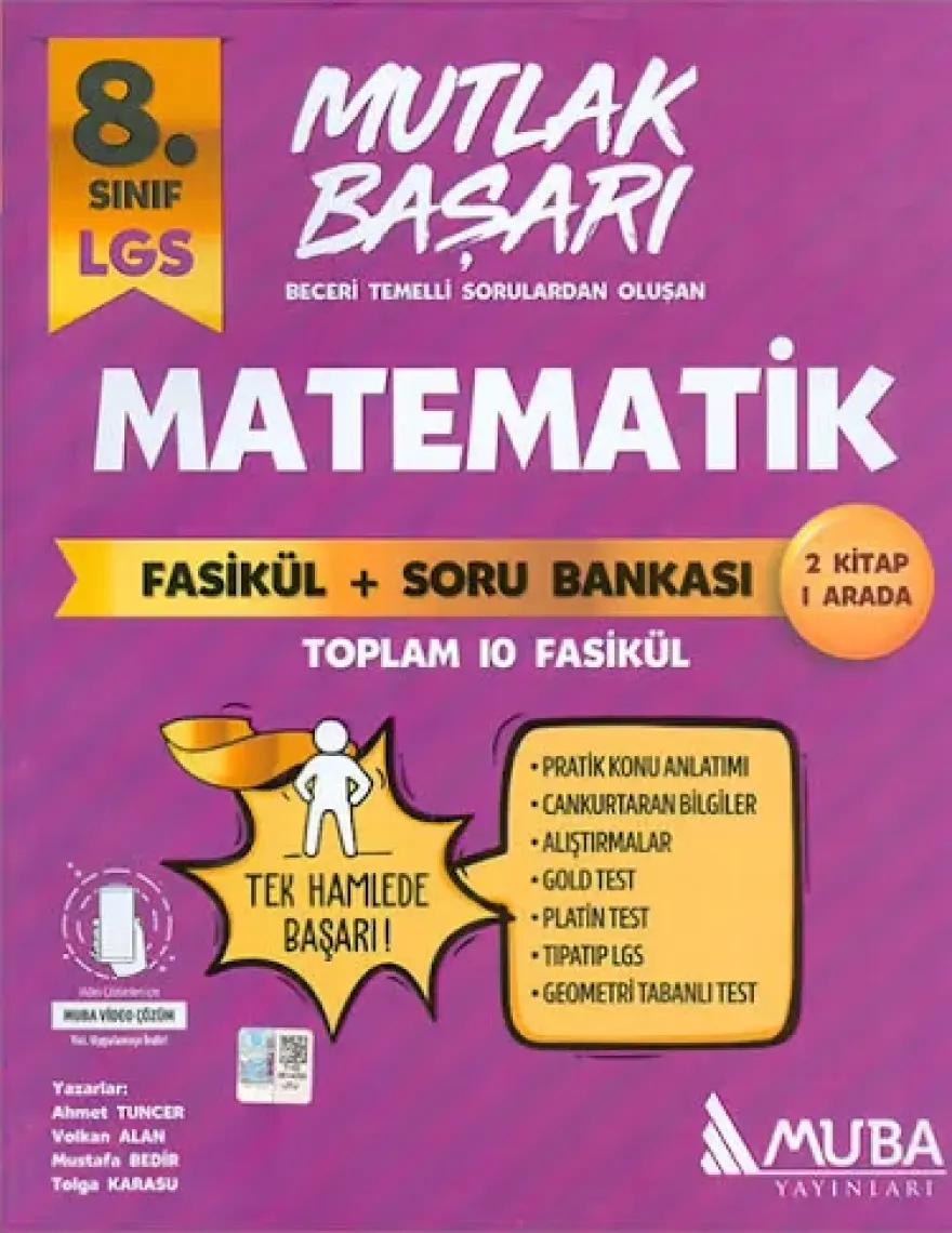Muba Yayınları Muba Yayınlarımb LGS Matematik Fasiküller-Soru Bankası
