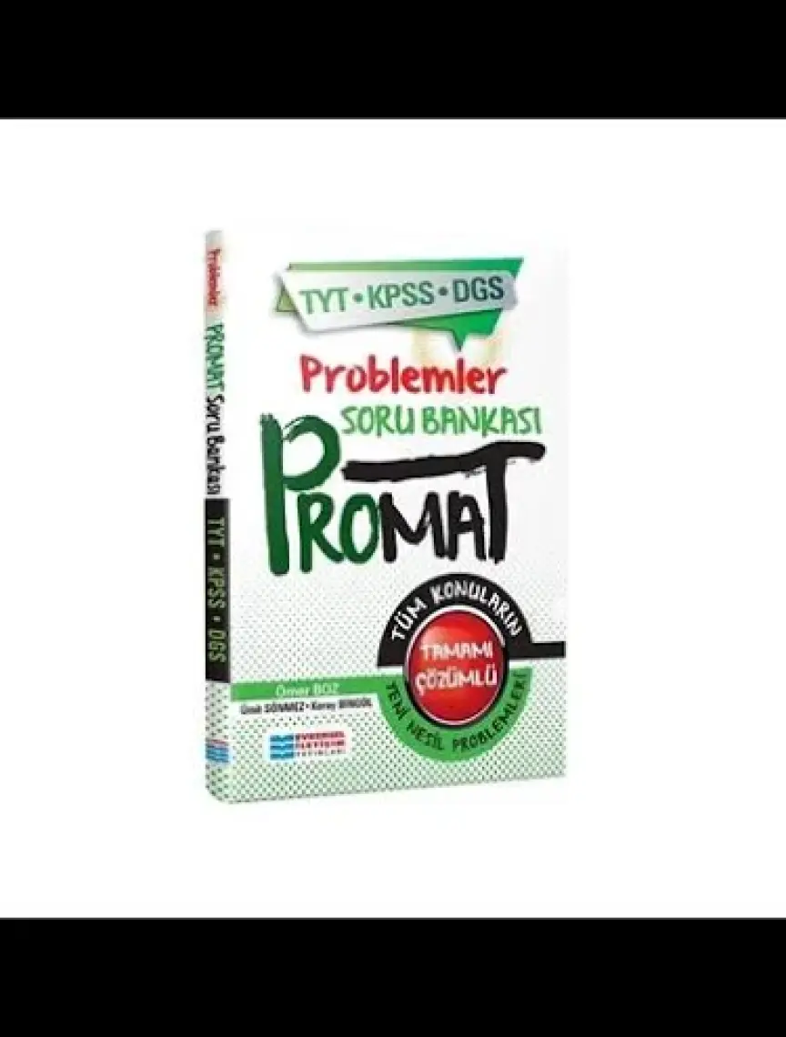Evrensel İletişim Yayınları Promat Problemler Soru Bankası