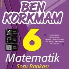 Ata Yayıncılık 6.Sınıf Ben Korkmam Matematik Soru Bankası