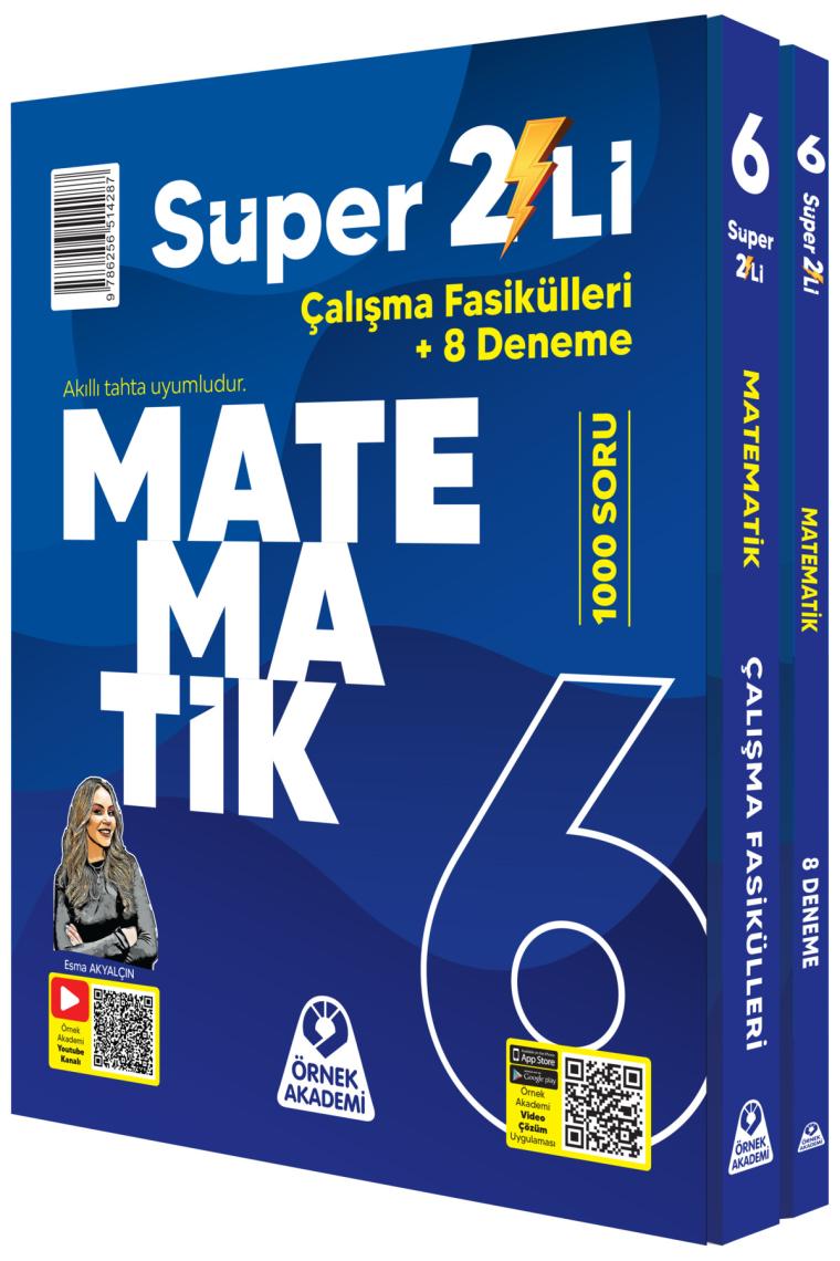 Örnek Akademi 6. Sınıf Matematik 2'li Çalışma Kitabı
