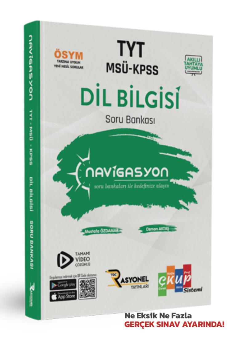 Tyt-msü-kpss Dil Bilgisi Soru Bankası (YAZARLARINDAN VİDEO ÇÖZÜMLÜ)
