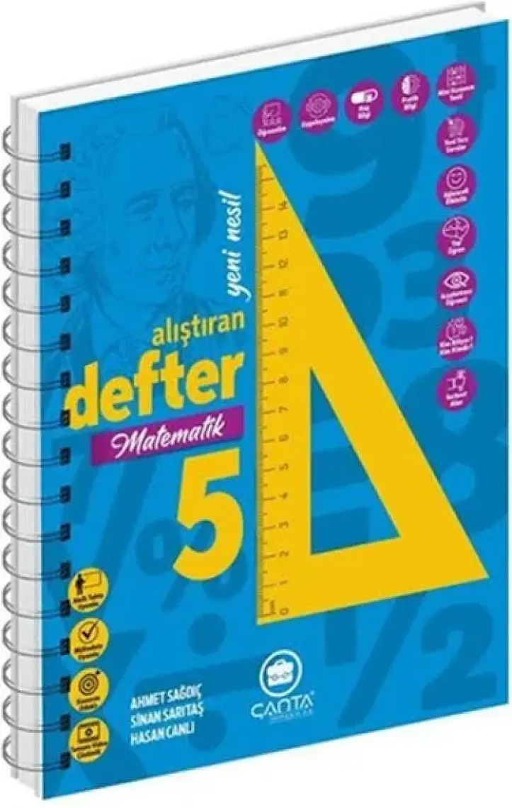 Çanta Yayınları 5.Sınıf Matematik Okula Yardımcı Alıştıran Defter