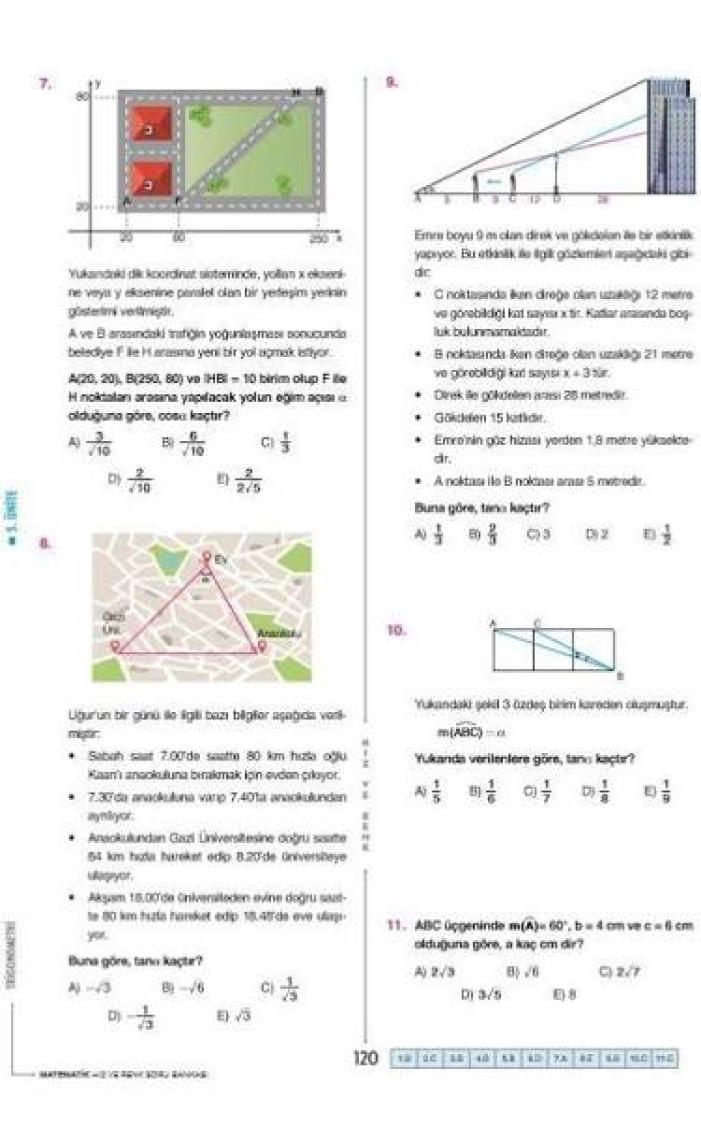 Hız ve Renk Yayınları AYT Matematik Soru Bankası