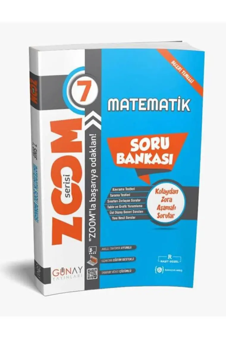 Günay Yayınları 7.Sınıf Zoom Serisi Matematik Soru Bankası