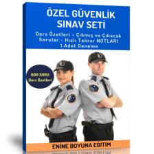 Özel Güvenlik Eğitim Seti