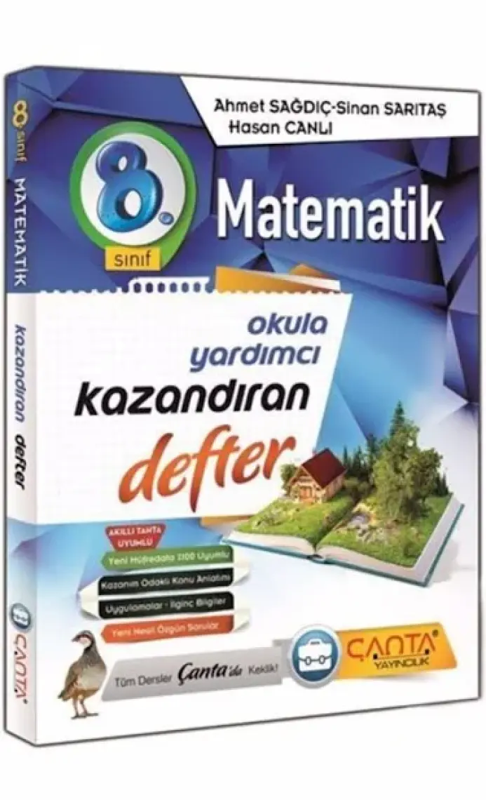 Çanta Yayınları 8. Sınıf Matematik Kazandıran Defter