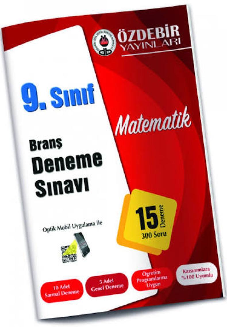 Özdebir Yayınları 9. Sınıf Matematik Branş Deneme Sınavı