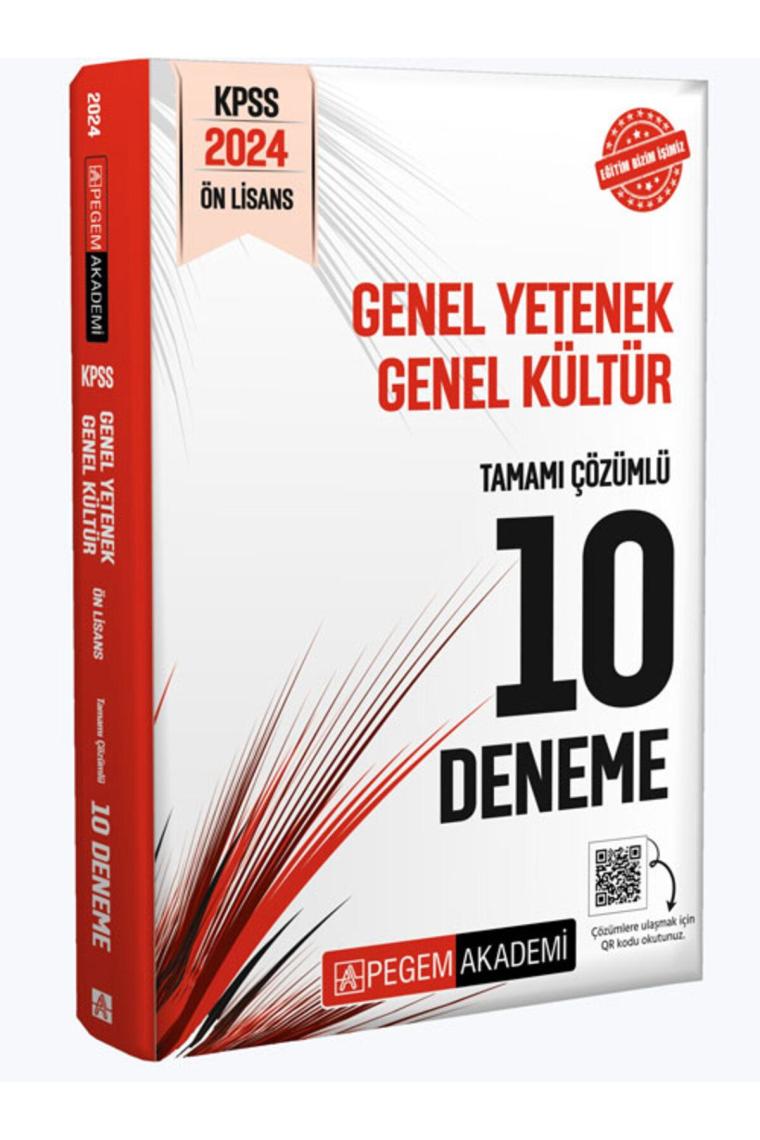 2024 KPSS Genel Yetenek Genel Kültür Önlisans Tamamı Çözümlü 10 Deneme