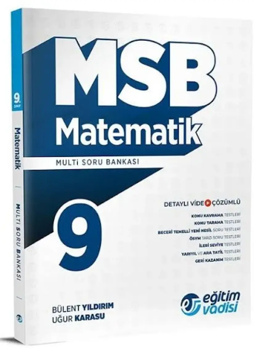 Eğitim Vadisi Yayınları 9.Sınıf Matematik Modüler Soru Bankası