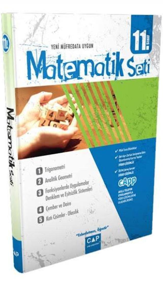 Çap Yayınları 11. Sınıf Matematik Seti 2023 Yeni Dijital Kitap Hediyeli