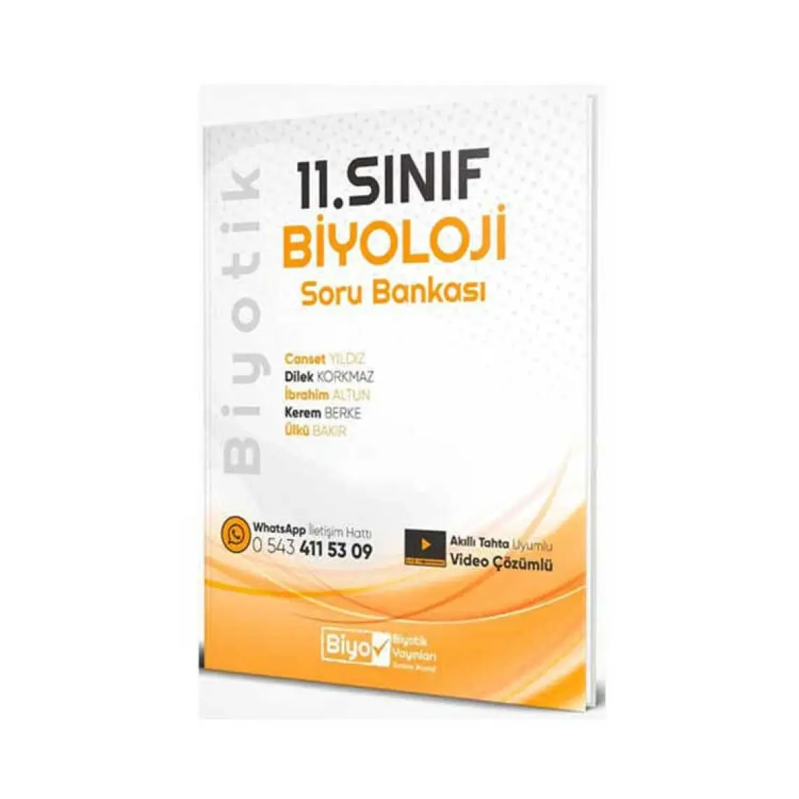 Biyotik Yayınları  11.Sınıf 2023 Biyoloji Soru Bankası Güncellenmiş Yeni Baskı