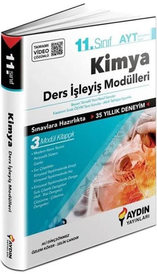 Aydın Yayınları 11. Sınıf  Kimya Ders İşleyiş Modülleri