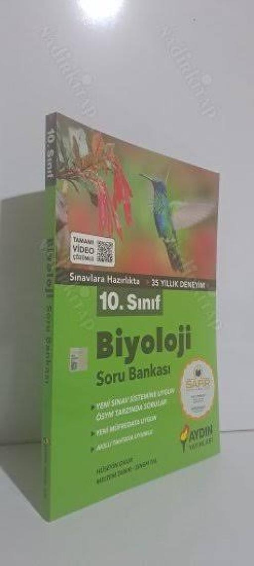 Aydın Yayınları 10. Sınıf Biyoloji Soru Bankası
