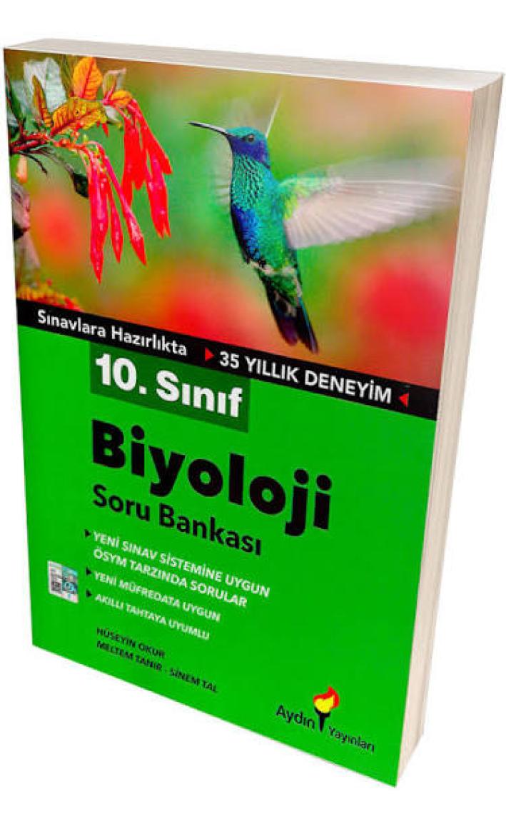 Aydın Yayınları 10. Sınıf Biyoloji Soru Bankası