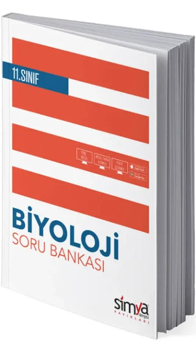 Simya Yayınları  11.Sınıf Biyoloji Soru Bankası Kitabı