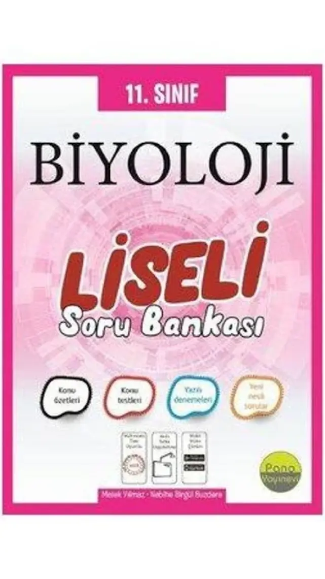 Pano 11. Sınıf Biyoloji Soru Bankası (Liseli)