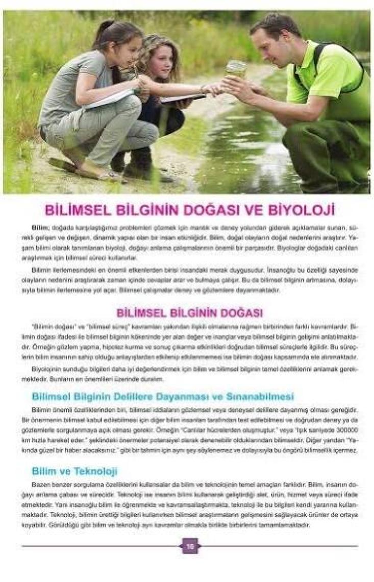 Esen Yayınları 9. Sınıf Biyoloji Konu Anlatımlı