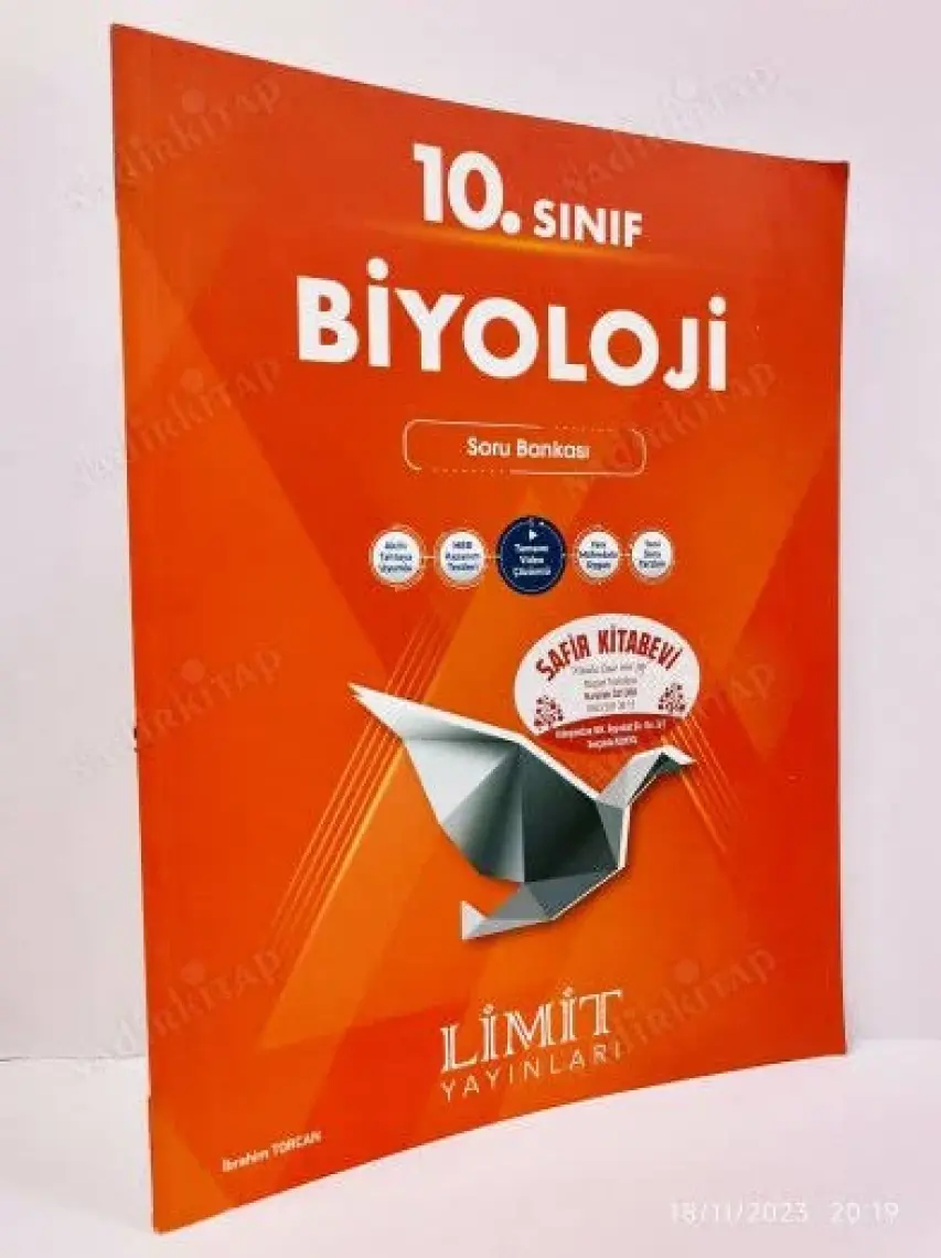 Limit Yayınları 10. Sınıf Biyoloji Soru Bankası - Ibrahim Torcan