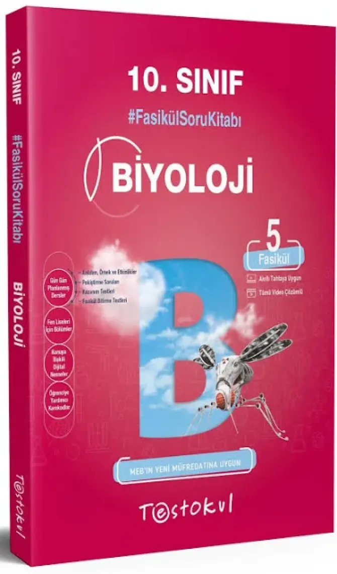 Test Okul Yayınları Yayınları 10. Sınıf Biyoloji Fasikül Soru Kitabı