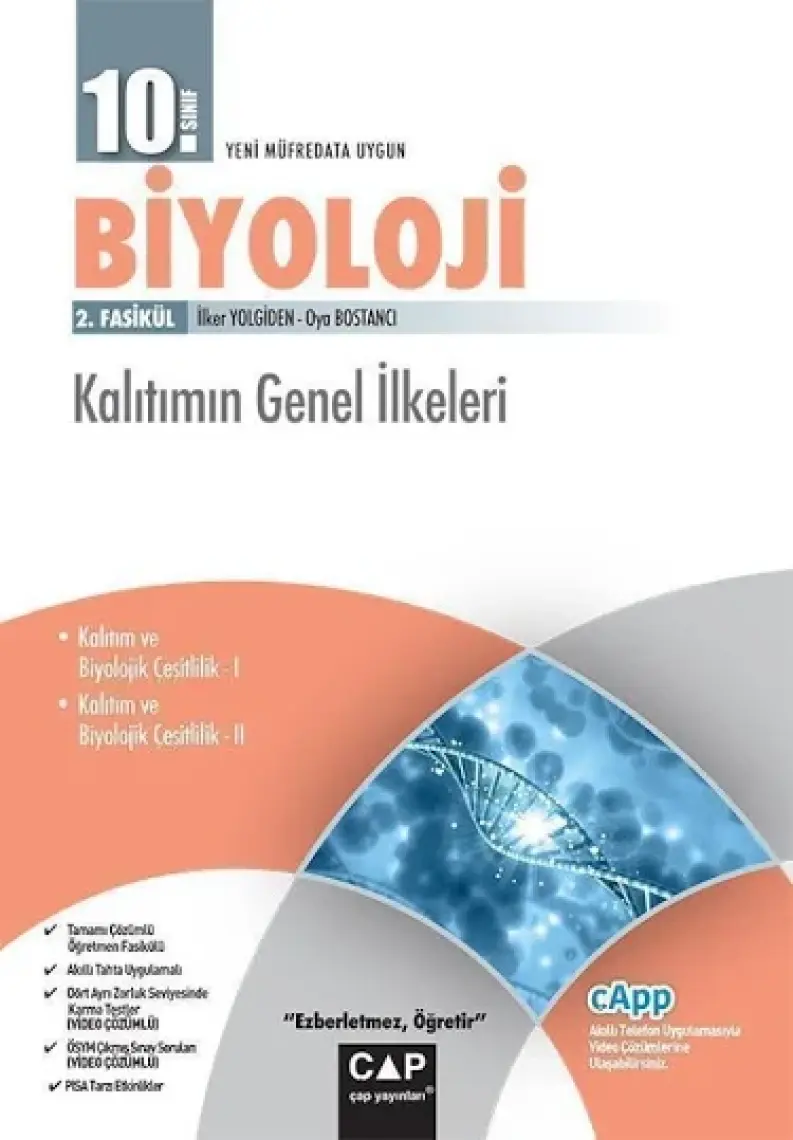 Çap Yayınları 10. Sınıf Anadolu Lisesi Biyoloji Seti
