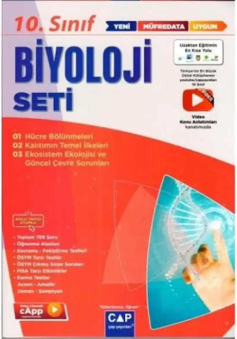 Çap Yayınları 10. Sınıf Anadolu Lisesi Biyoloji Seti