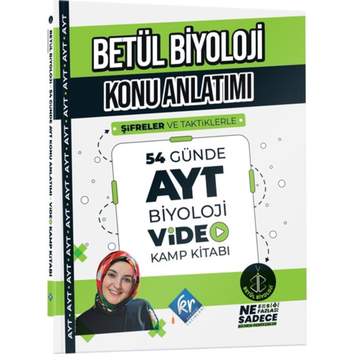 Kr Akademi Yayınları Betül Biyoloji Konu Anlatımı 54 Günde AYT Biyoloji Video Kamp Kitabı
