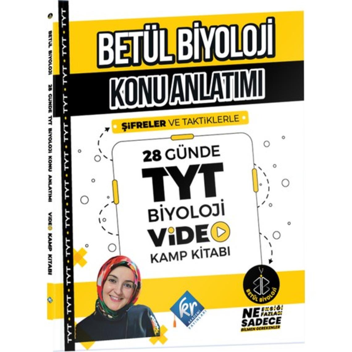Kr Akademi Yayınları  Betül Biyoloji Konu Anlatımı 28 Günde TYT Biyoloji Video Kamp Kitabı