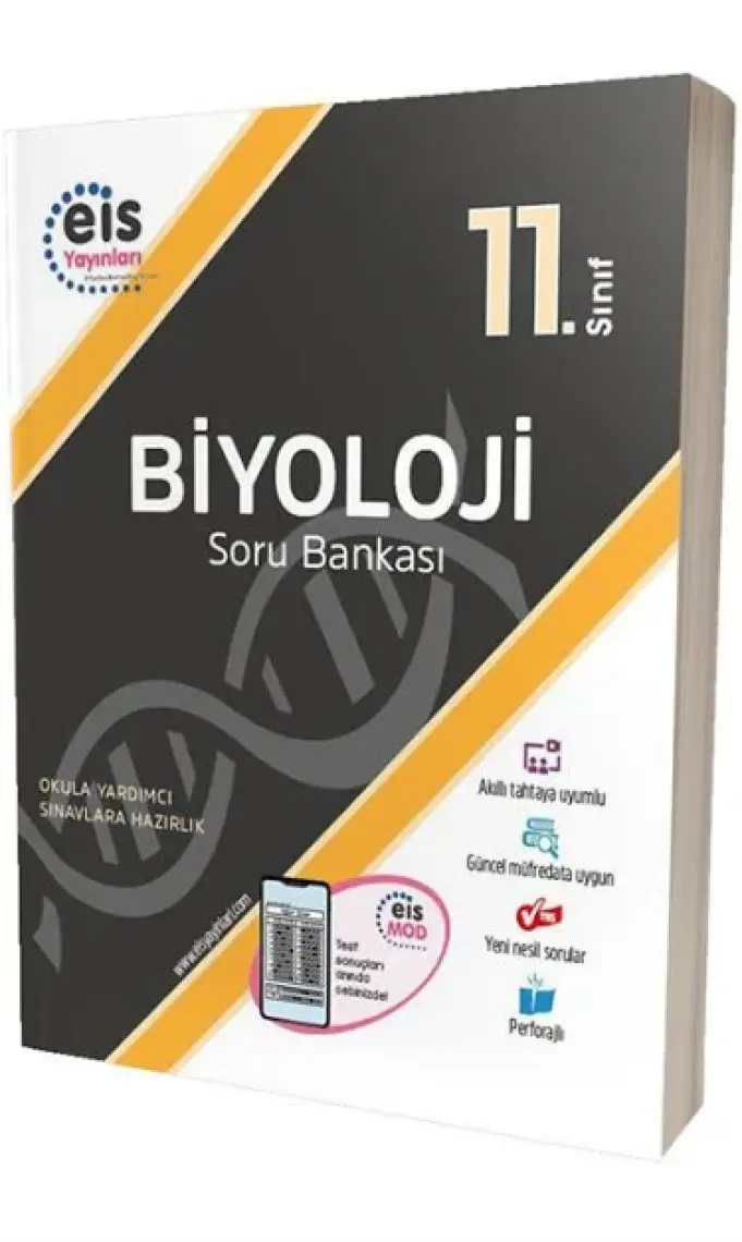 Eis Yayınları 11.Sınıf Biyoloji Soru Bankası 2020