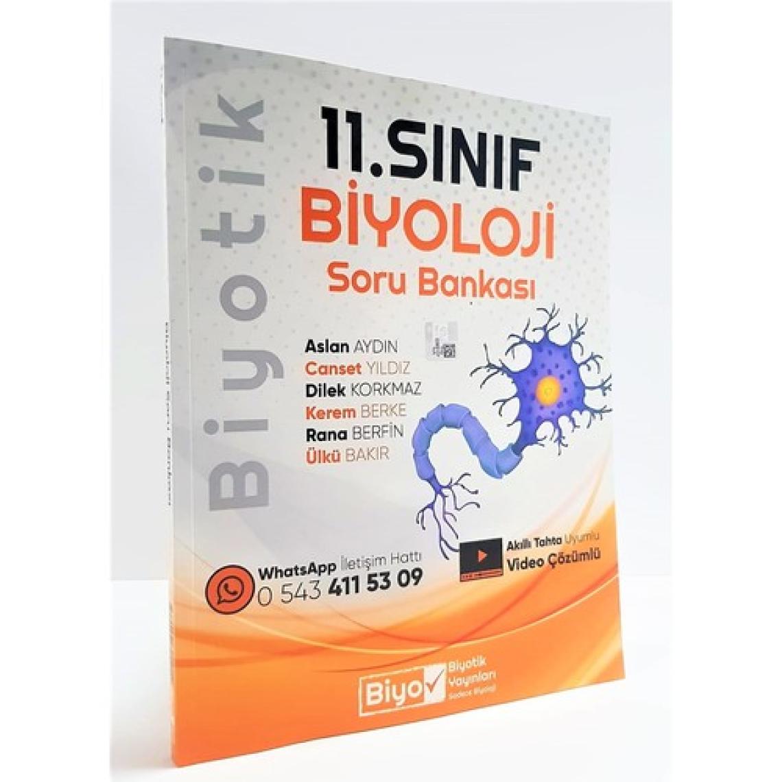 Biyotik Yayınları 11. Sınıf 2023 Biyoloji Soru Bankası Güncellenmiş Yeni Baskı