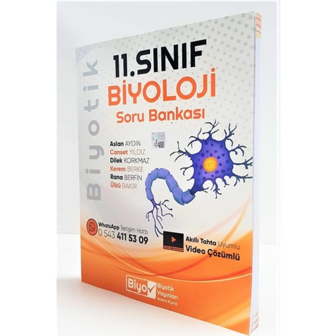 Biyotik Yayınları 11. Sınıf 2023 Biyoloji Soru Bankası Güncellenmiş Yeni Baskı