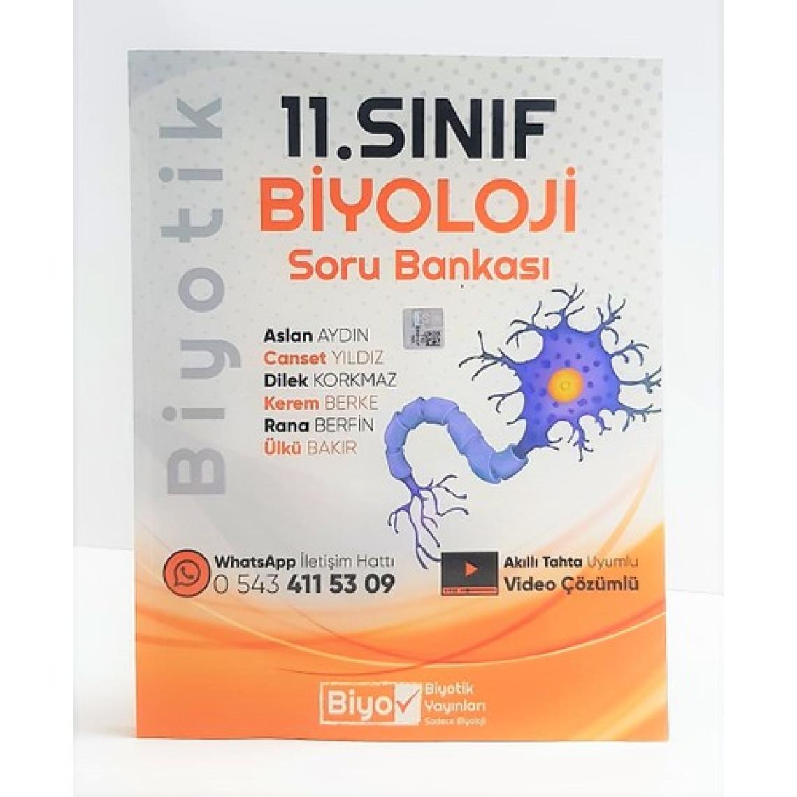 Biyotik Yayınları 11. Sınıf 2023 Biyoloji Soru Bankası Güncellenmiş Yeni Baskı