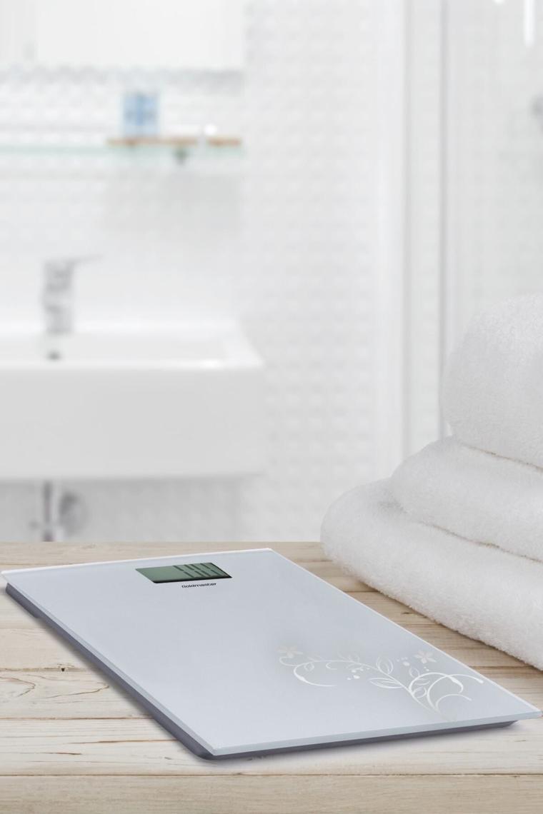 Trendfit Dijital Lcd Ekran Temperli Cam 180 Kg Kapasiteli Banyo Baskül Tartı