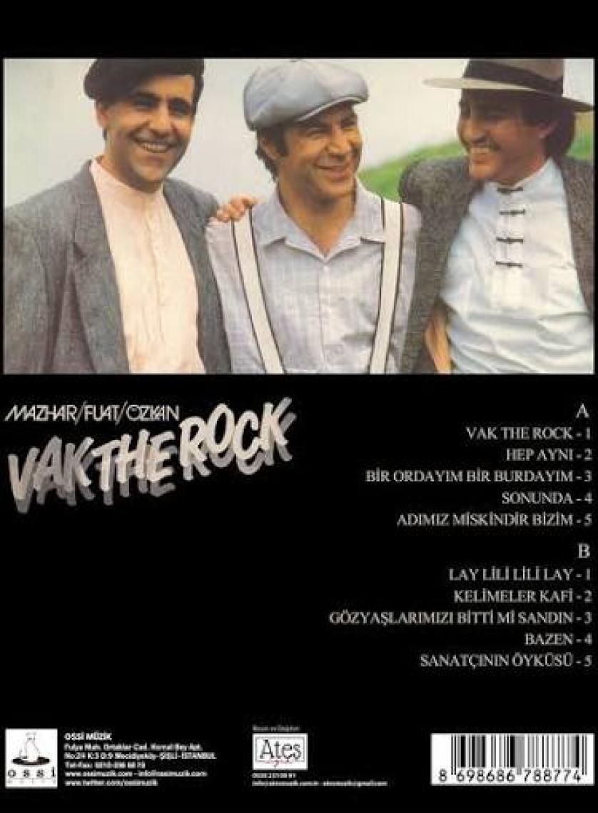 Ossi Müzik Mazhar Fuat Özkan- Vak The Rock - Plak