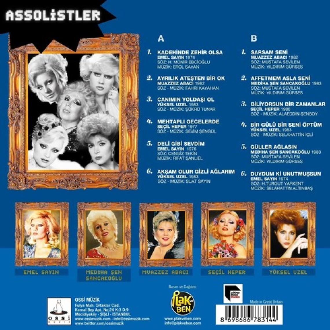 Assolistler - Çeşitli Sanatçılar Plak