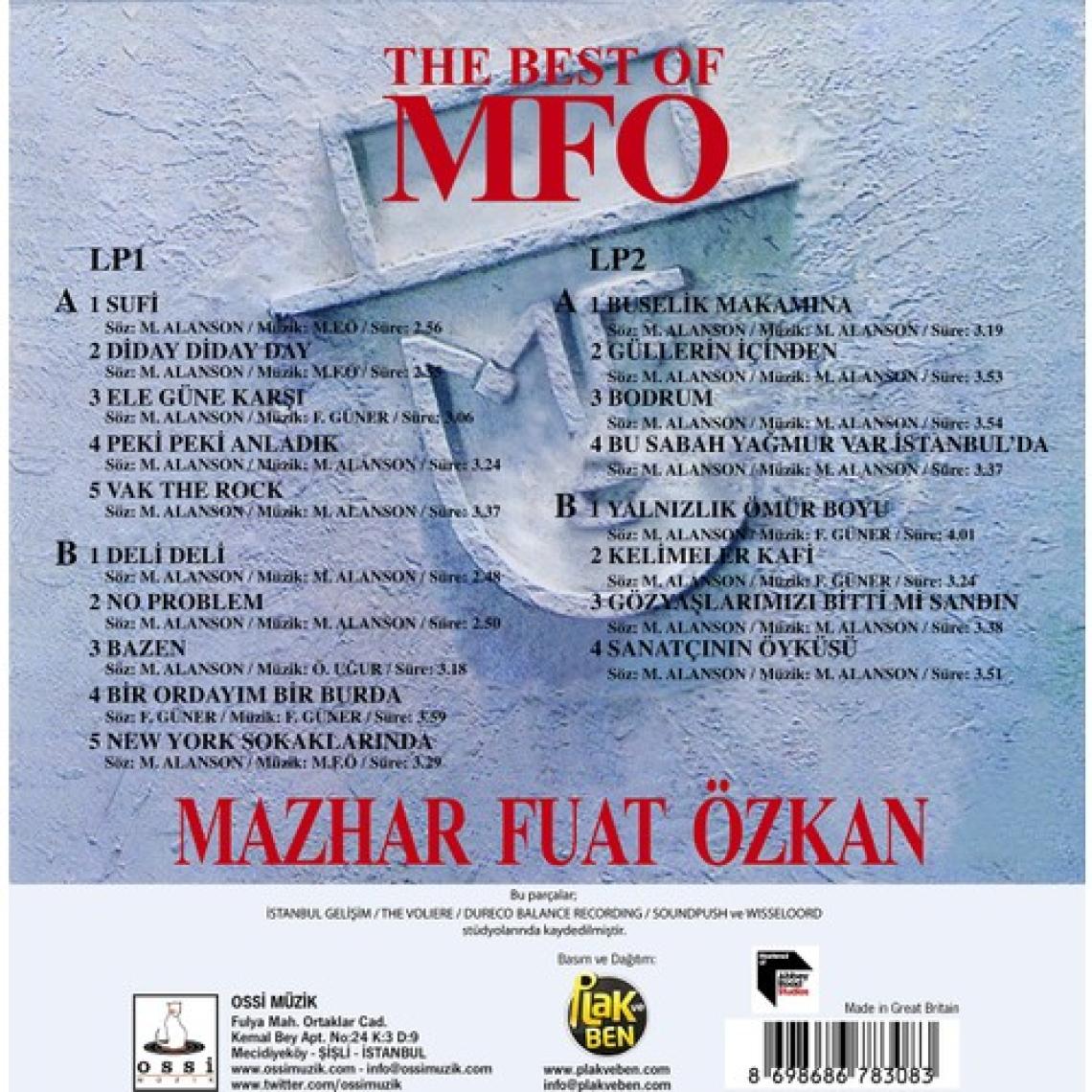 Mazhar Fuat Özkan - The Best Of MFÖ (Plak)