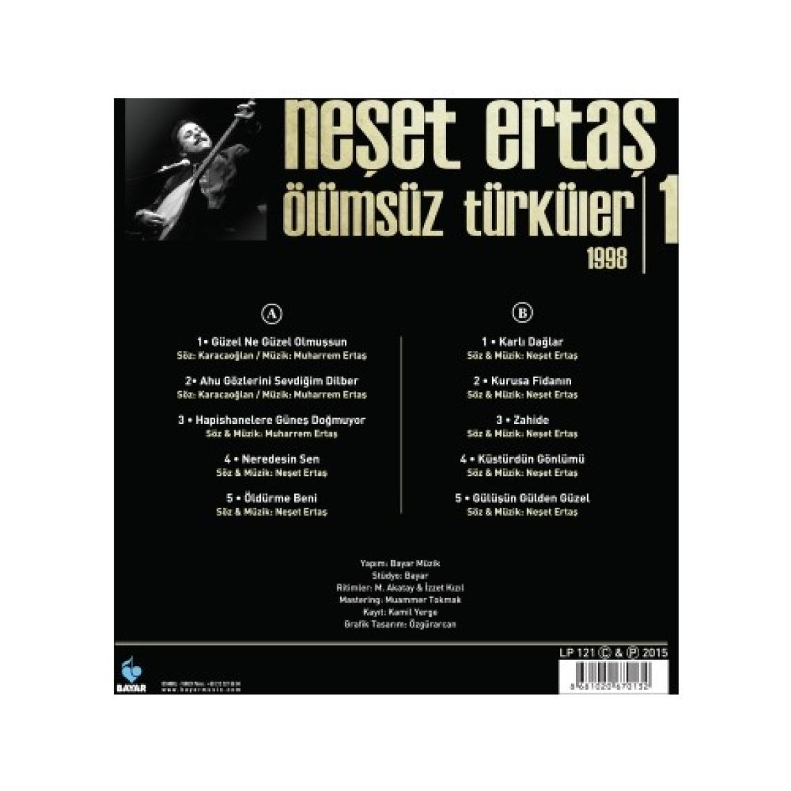 Neşet Ertaş - Ölümsüz Türküler 1998-1 (Plak)