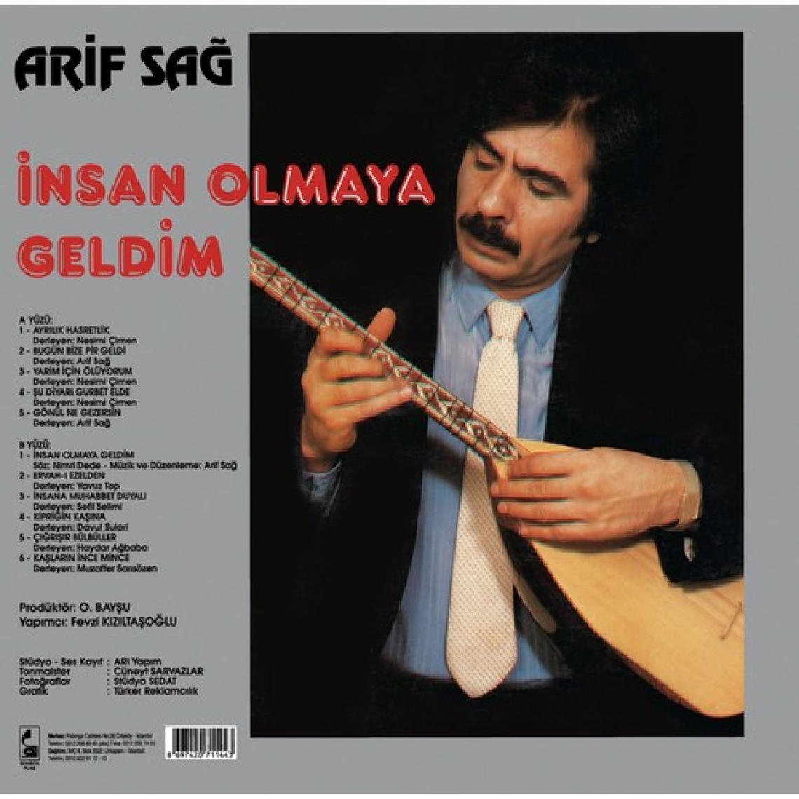 Arif Sağ - İnsan Olmaya Geldim - Plak