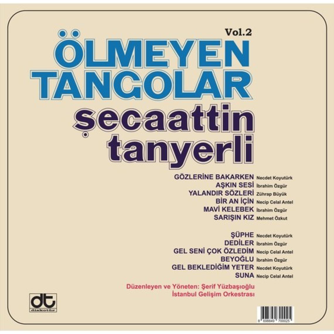 Secaattin Tanyerli - Ölmeyen Tangolar Vol.2 (Plak)
