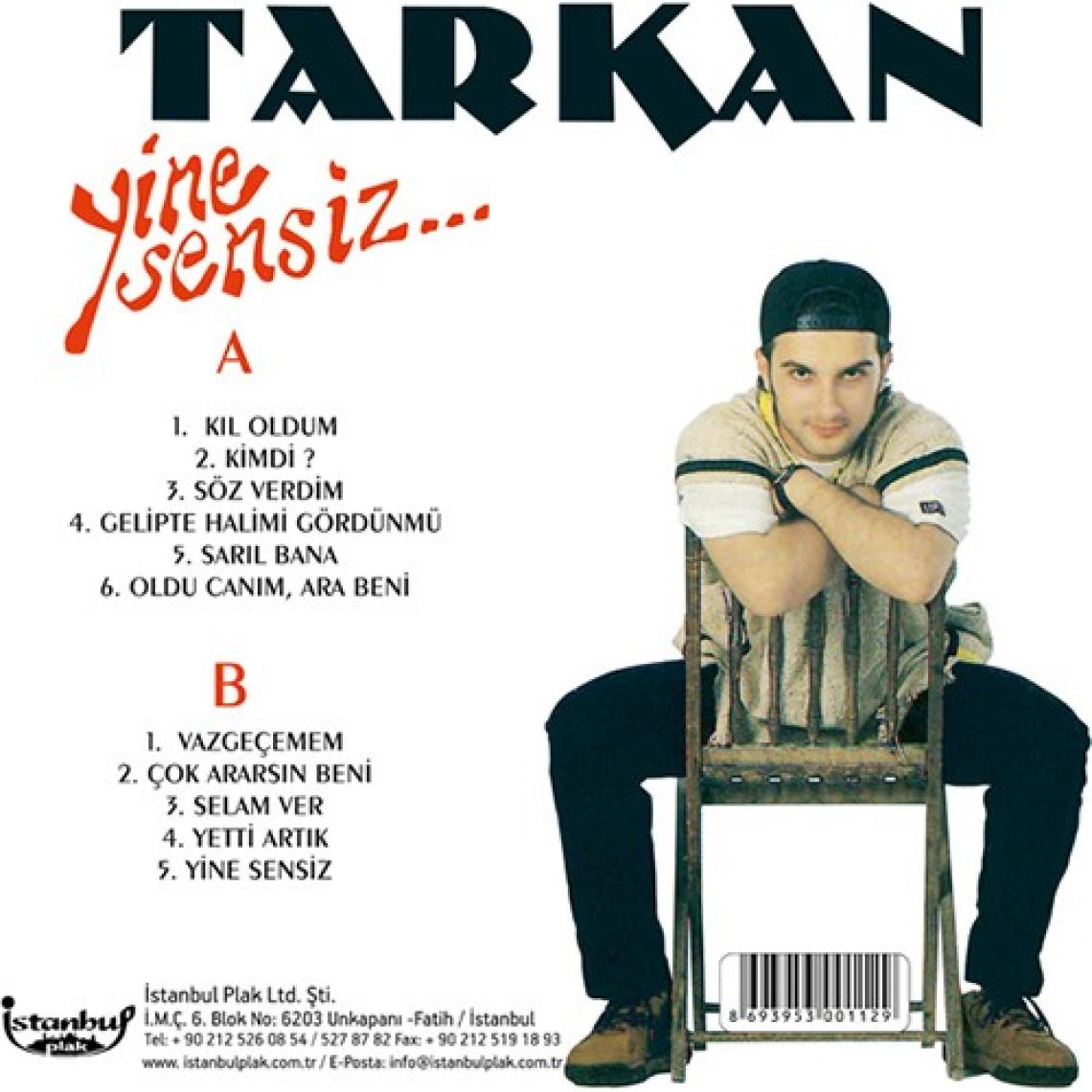 Tarkan - Yine Sensiz (Plak)