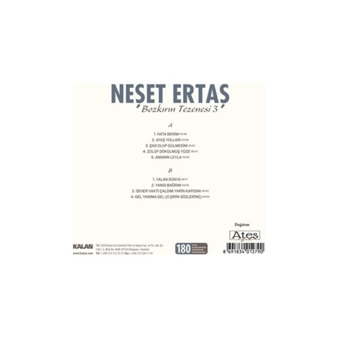 Neşet Ertaş - Bozkırın Tezenesi 3 (Plak)