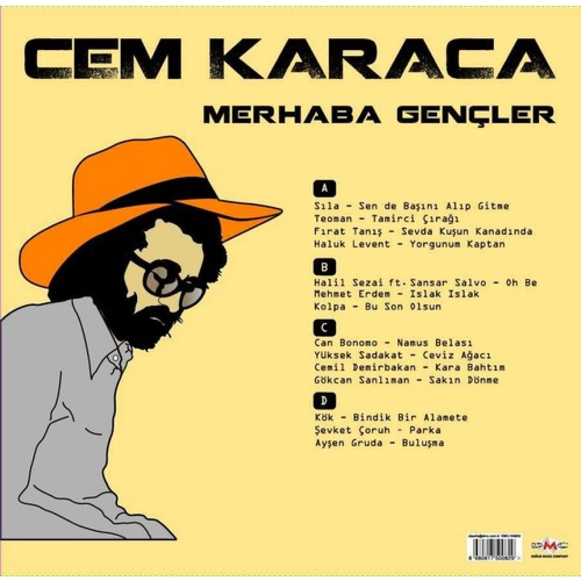 Cem Karaca - Merhaba Gençler - Çeşitli sanatçılar (Plak)