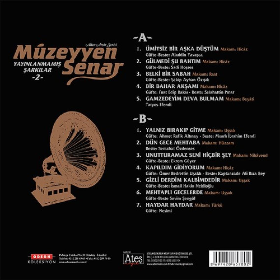 Müzeyyen Senar - Yayınlanmamış Şarkılar 2 (Plak)